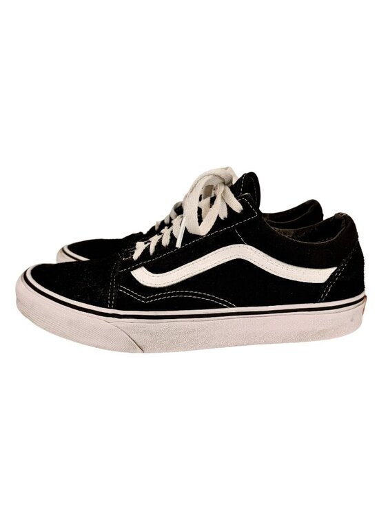 Vans Other - Vans Off The Wall Black Lace Up Sneakers Size M8 / W9.5 Low Top Suede Upper